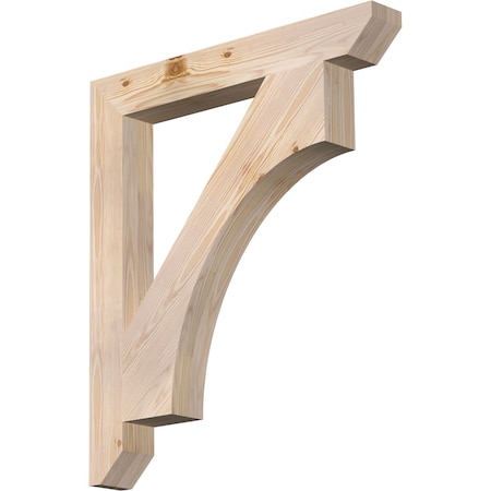 Ekena Millwork Westlake Slat Smooth Bracket, Douglas Fir, 3 1/2"W x 28"D x 32"H BKT04X28X32WTL06SDF